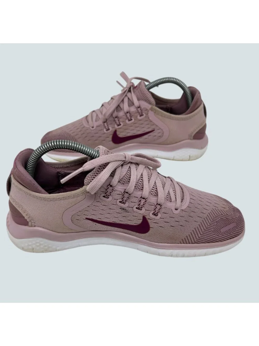Nike Free RN 2018 Women's 8.5 Plum Chalk True Berry Running Shoes 942837-500